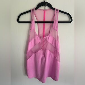 Lululemon Women If You're Lucky Tank Top Vintage Pink Raspberry Glo US 8